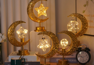 Moon star Led Light festival Desk Light lamp Decorative Table Lamp rechargeable decoration Night Light For Bedroom