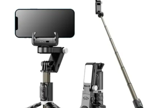 Foldable Phone Live Broadcast Flexible Portable Selfie Stick 360 Rotation wireless Selfie Stick Tripod LED with Fill Light