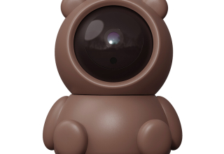 Small Cartoon Brown Bear camera Wifi Night Vision Monitor Home Smart Network Security Camera