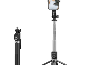 Mobile Phone 360 Degree Extendable Rotation Smart Selfie Stick Foldable Type-C charging remote control Tripod Selfie Stick