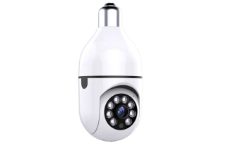 Light Bulb Security Camera Home Wireless WiFi High Definition HD Resolution Night Vision Full Color 4G Camera