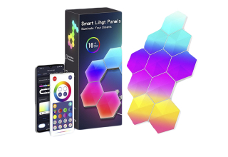 Rgb Led String Lights Copper adjustable Timer function USB Garden Landscape Hexagonal Holiday Party Christmas Light