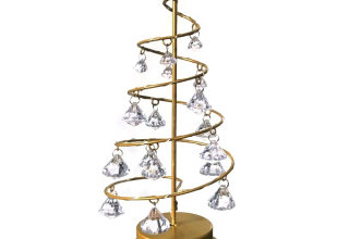 Christmas Tree Small Night Lights lamp Ornaments crystal Table Lamp For Livingroom Bedroom Decoration