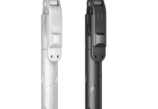 Extendable 360 Degree Rotation Smart Gimbal Stabilizer Tripod Selfie Sticks Wireless Flexible Handheld Selfie Stick