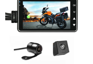 Motorcycle Tachograph 3.0-inch High-definition locomotive Split Type Night Vision Dual lens Motorbike Camera