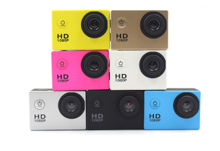 Outdoor sports camera DV HD screen 480P waterproof multifunctional diving auto tracking action and sports camera