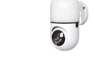 white Wall light Mounted Camera Wifi HD1080P Night Vision Remote Control  Courtyard  Security Indoor Camera