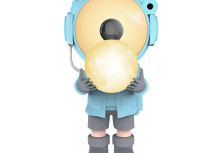 Home Decor 3D galaxy Projection lamp projectors Astronaut night light Ambient light LED Wireless projectors Star Moon Light