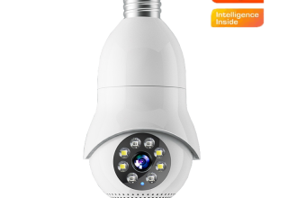 Light Bulb Safe Camera Home Wireless WiFi HD Voice alarm Full Color Night Vision Loop Recording Install Indoor Camera