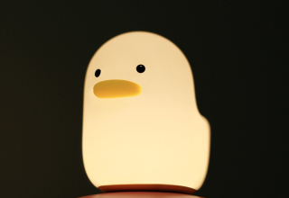 Sleeping Silicone Light Night  Cute Duck Table Lamp Rechargeable Touch Control Silicone night light bedroom sheep light
