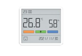 MIIIW Temperature Smart LCD Wireless Screen household Hygrometer Indoor thermometer Display 3.34inch Huge LCD Screen