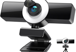 Live Mini Cameras 4k 2k video camera LED fill light webcam computer suitable for video chat auto focus camera