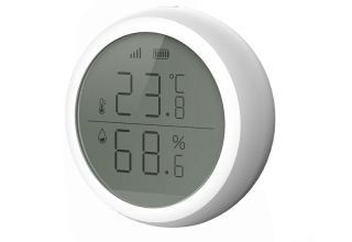 Tuya smart home temperature sensor wireless wifi remote voice ontrol wardrobe babycare tiny precise humidity controller