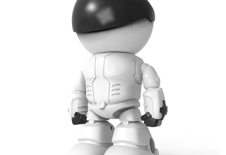 Iron Man White Robot Camera WiFi Camera Indoor Household Wireless Surveillance Mobile Phone Camera